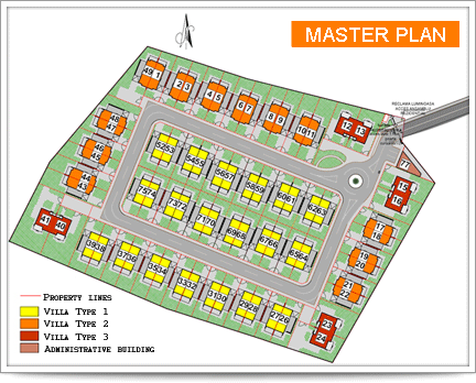 Master plan - Villas layout